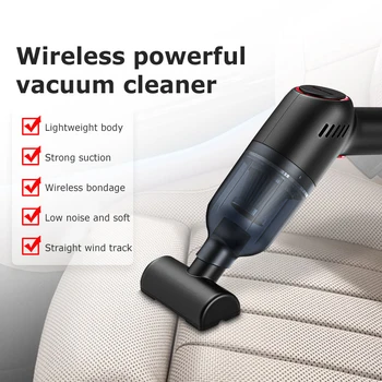 

Household Vacuum Cleaner Mini Handheld Auto Mites Removal Vacuum Cleaner with 4500Pa Powerful Suction For Home & Car & Office