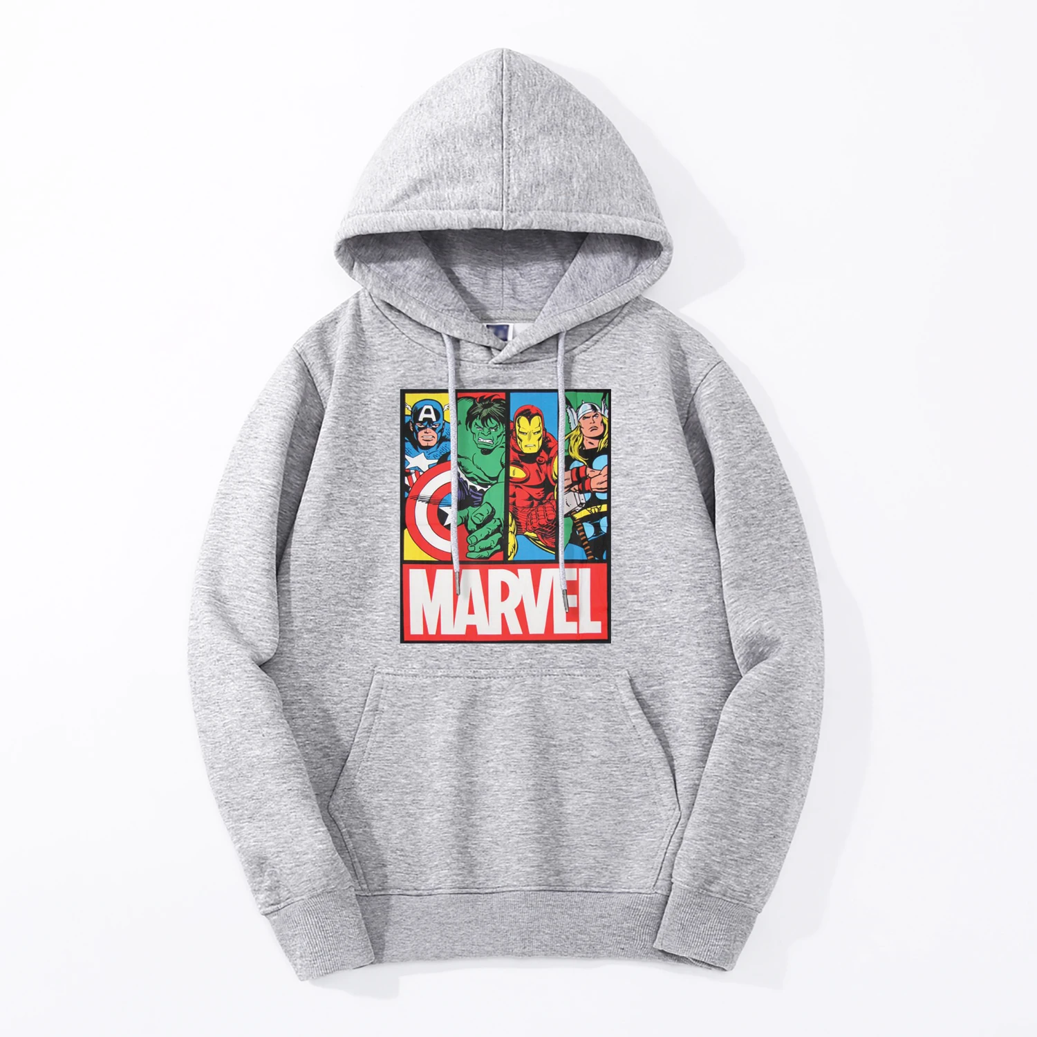 Gray 6 Новинка, мужские кофты с капюшоном "Marvel", супер герой, Мстители, конец игры, толстовка, Повседневная флисовая, Железный человек, Халк, с капюшоном, спортивный костюм, хип-хоп Уличная одежда - Цвет: Gray 6
