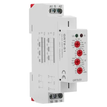 

GRT8-S1 AC 230V Multi-Function Mini Cycle Timer Relay Asymmetric Cycle Timer ON/OFF Repeat Cycle Time Relay