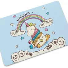 CAMMITEVER мультфильм Единорог половик с рисунком домашние декоративные коврики для дверей коврики спереди половик коврик для ног
