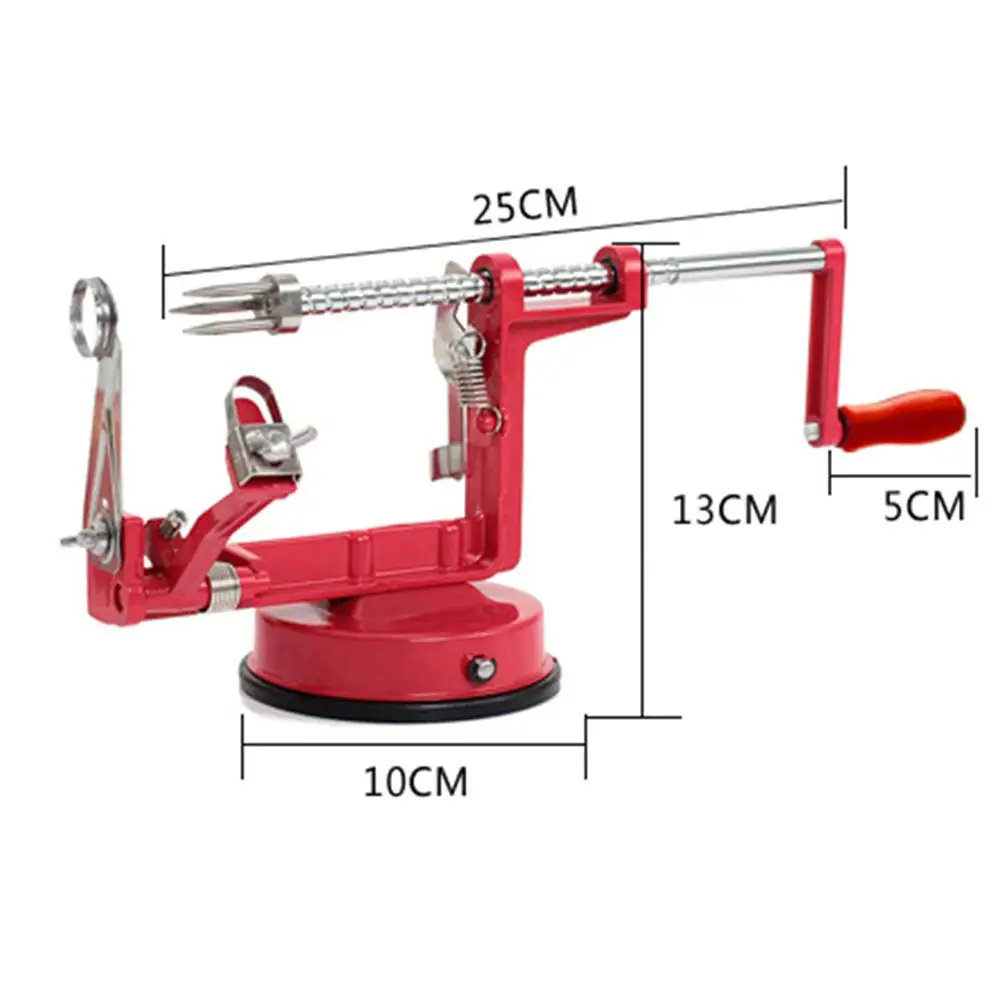Stainless steel three-in-one hand-sharpened Mac machine multi-function automatic peeling and nuclear cutting(boxed
