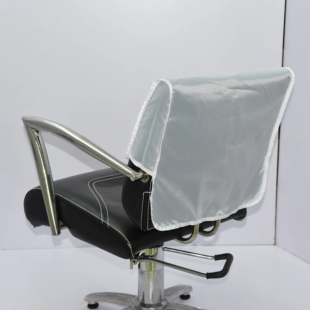Professional Salon Baber Hairdressing Chair Back Covers Clear Black 19` Salon Barber Chair Back Covers Square Black Clear