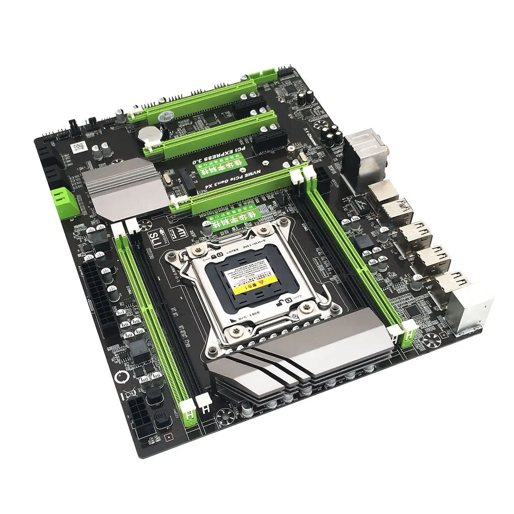 X79T DDR3 настольных ПК материнская плата LGA 2011 Процессор компьютера 4 канала игровые Поддержка M.2 E5-2680V2 i7 SATA 3,0 USB 3,0 для Intel B75