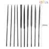 10PCS Small Needle Files Set 140mm Alloy Jewelry Tools Beading Hobby Crafts 300 fine-150MM 5