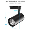 Full Set Led Track Light 220v Ceiling Spot Light COB Wall Lamp 12/20/30/40W Spotlight Rail Light Fixture For Home Kitchen Store 3