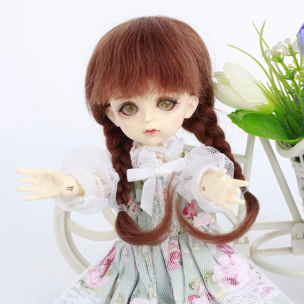 Парик для куклы Aidolla высокого качества 1/6 BJD &amp Kurhn из мягкого волокна волосы боб