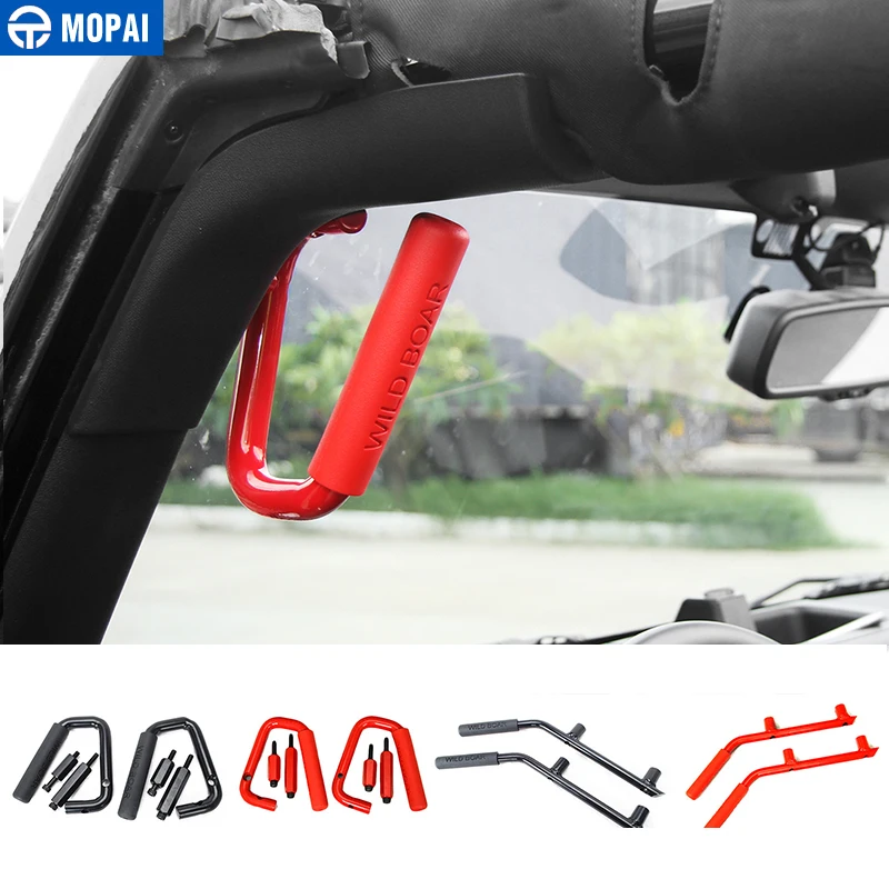 MOPAI подлокотники для Jeep Wrangler JK 2007 Up 2/4 двери автомобиля Передняя Задняя ручка