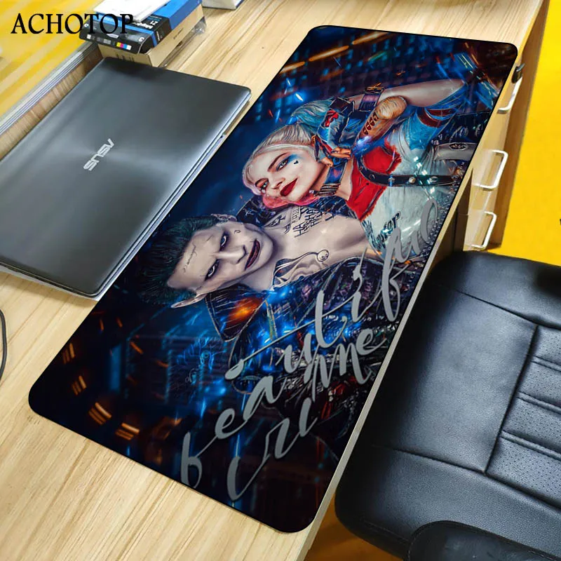 

Joke Anime Custom Large Gaming Mouse Pad Lock Edge Home Computer Table Mat Rubber Non-slip 900x400/900x300 PC gamer cabinet