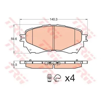 

Pads TORM disc k-t Mazda 6 12-trw/Lucas Art. gdb3580