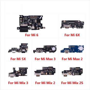 

Charging Flex Cable With Microphone For XiaoMi Mi 6 Mix 2S Max 3 2 6X 5X Mic Charger Port Dock Connector