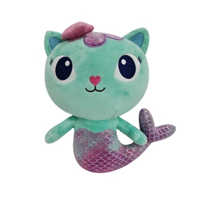 Gabby Dollhouse Plush Toys Mercat Cartoon Stuffed Animals Mermaid Cat Mermaid Plushie Dolls Kids Christmas Birthday Gifts