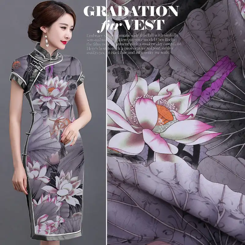 vestido de pano crepe