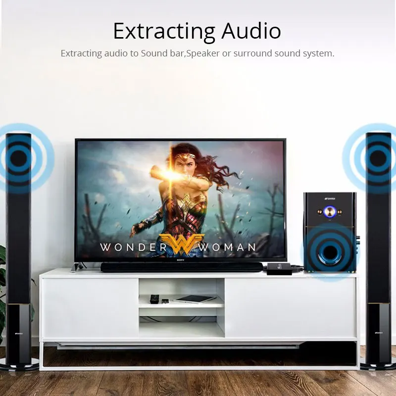  SCART HDMI al Convertitore di HDMI con audio jack da 3.5mm Full HD 1080P Digital Video Ad Alta Defi