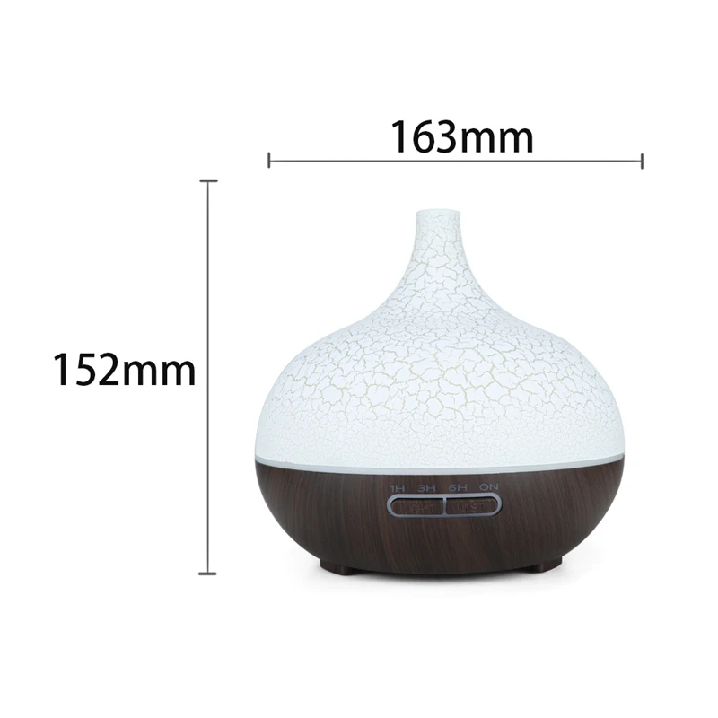 

Aroma Essential Oil Diffuser Ultrasonic Cool Mist Humidifier Air Purifier 7 Color Change Led Night Light Crack For Office Home