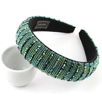 

Big Women Bead Hairbands Fashion New Big Chunky Acrylic Statement Headband Handmade Party Hoop Band Hair Jewelry Accessories