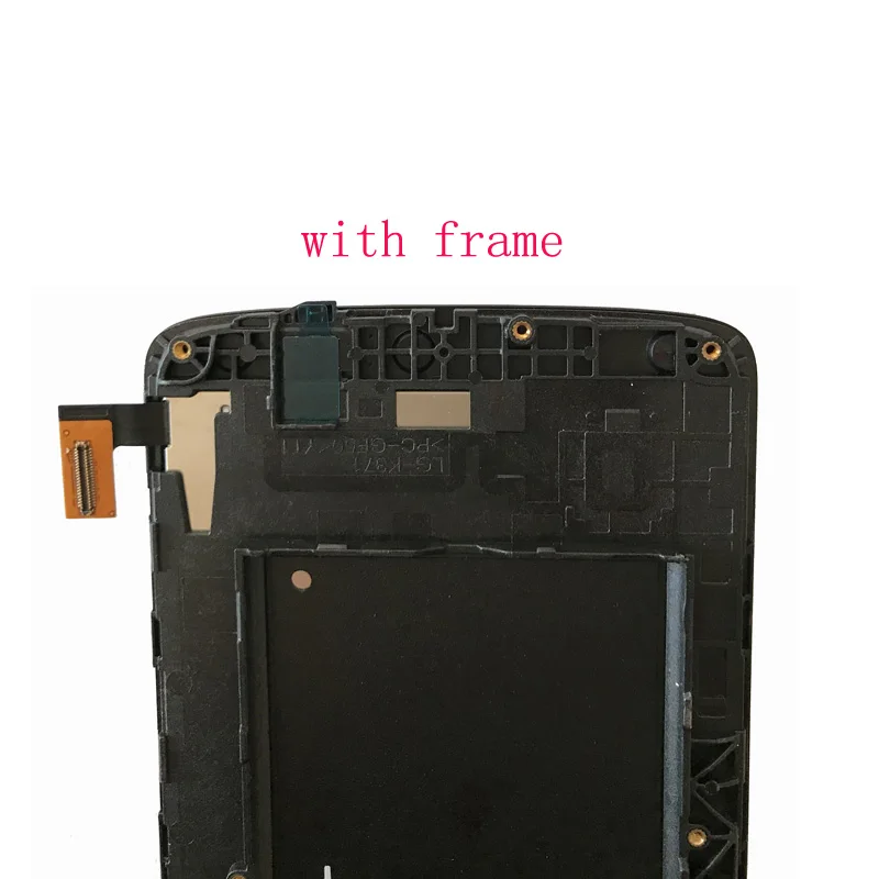 Для LG K8 LTE K350 K350N K350E K350DS ЖК-дисплей с кодирующий преобразователь сенсорного экрана в сборе с рамкой