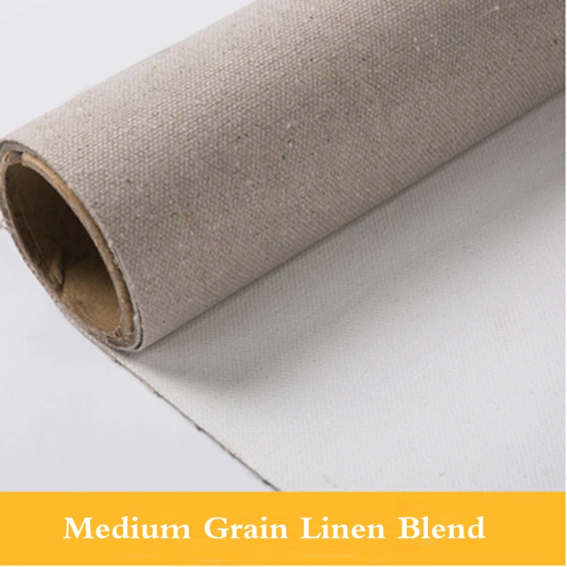 Professional Blank Canvas For Painting Layer Acrylic oil painting canvas Linen Blend Primed art supplies For artist 1M One Roll custom painting canvas,painting canvas