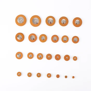 

Saxophone Pads Professional 25pcs Leather Alto Sax Coffee Color Repair Synthetic Replacement