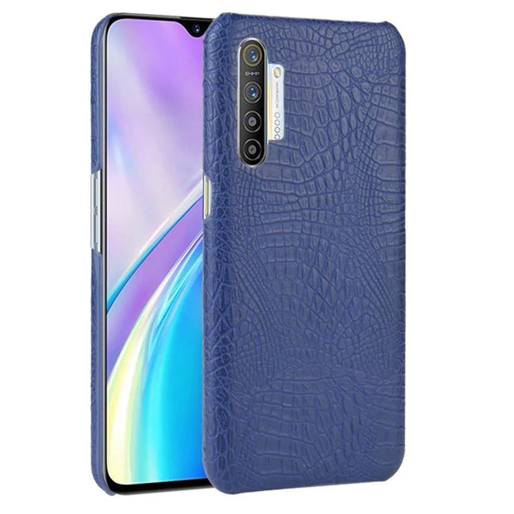 Для Oppo Realme X2 чехол для Oppo Realme XT Роскошная Крокодиловая Кожа PU кожаный жесткий чехол для OPPO K5 K 5 чехол для телефона