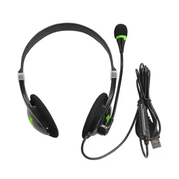 

New USB Headset With Microphone For PC 3.5mm Business Headsets With Mic Mute Noise Cancelling For Call Center Headphones