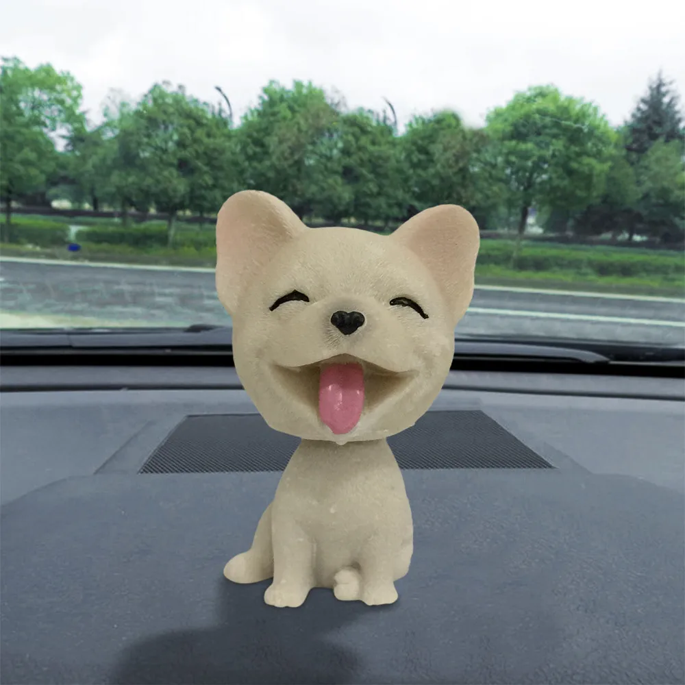 Swinging Animated Bobble Dancer Toy Car Decor Nodding Resin Puppy Dog Auto Interior Home Decoration