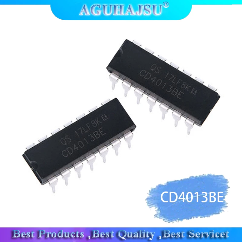 10 шт./лот CD4013BE DIP14 CD4013 DIP новый и оригинальный IC | Электронные компоненты