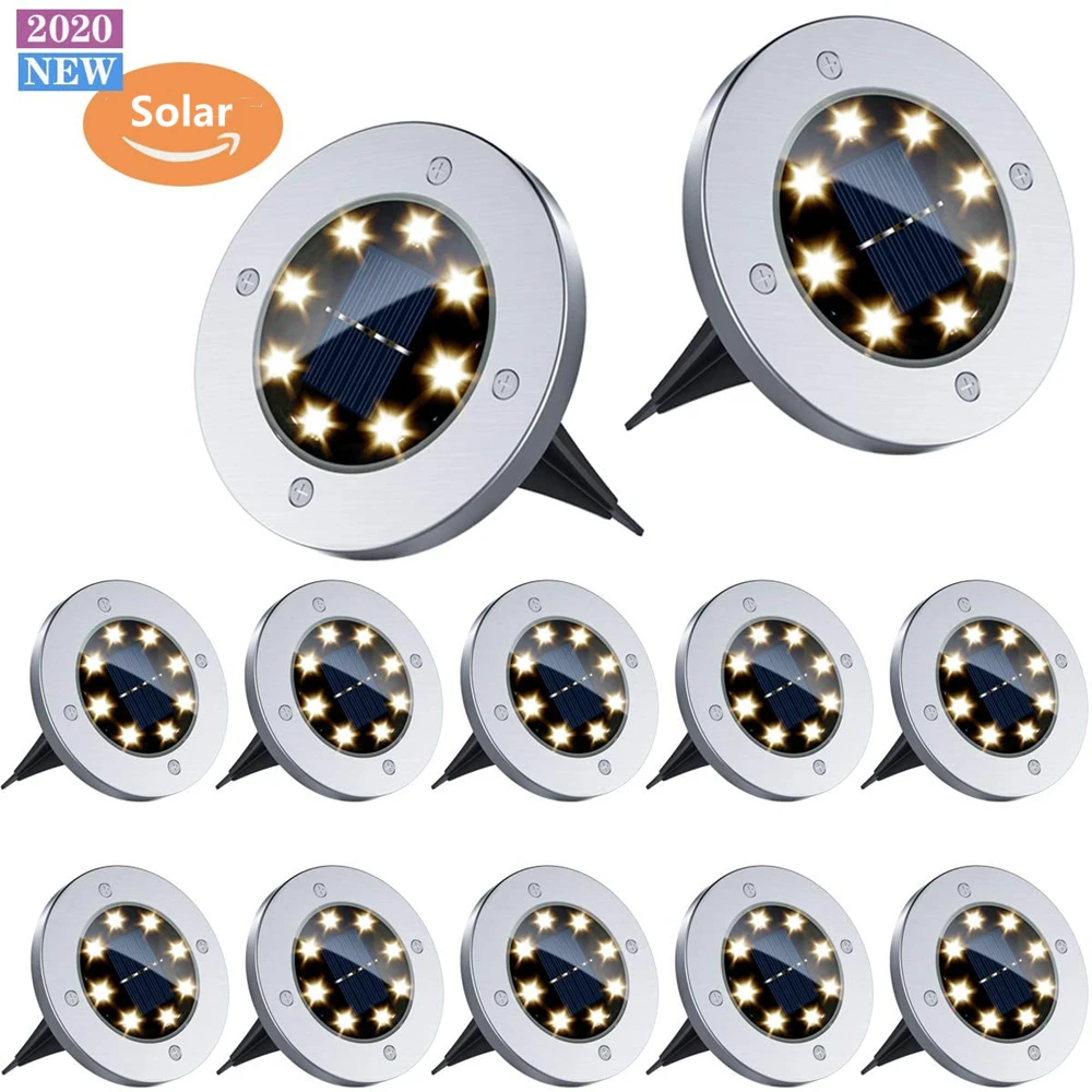 Lawn Light Solar LED Flame COB Garden Lamp Outdoor Spike Ground Landscape Road | Освещение