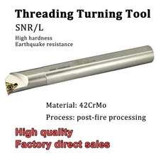 Utensile tornio SNR0013M16-16 Indexable Thread Tool Holder Lathe For 16IR//16NR