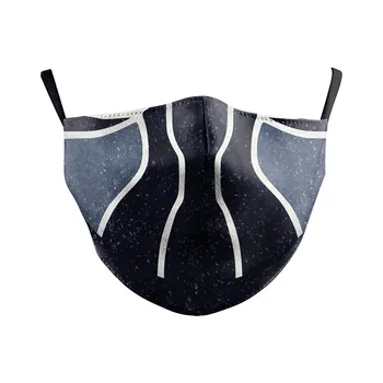 

3D Print Face Masks For Adult Winter Soldier Cosplay Fabric Mask PM2.5 Protective Dust Mask Reusable Mouth-muffle Waterable