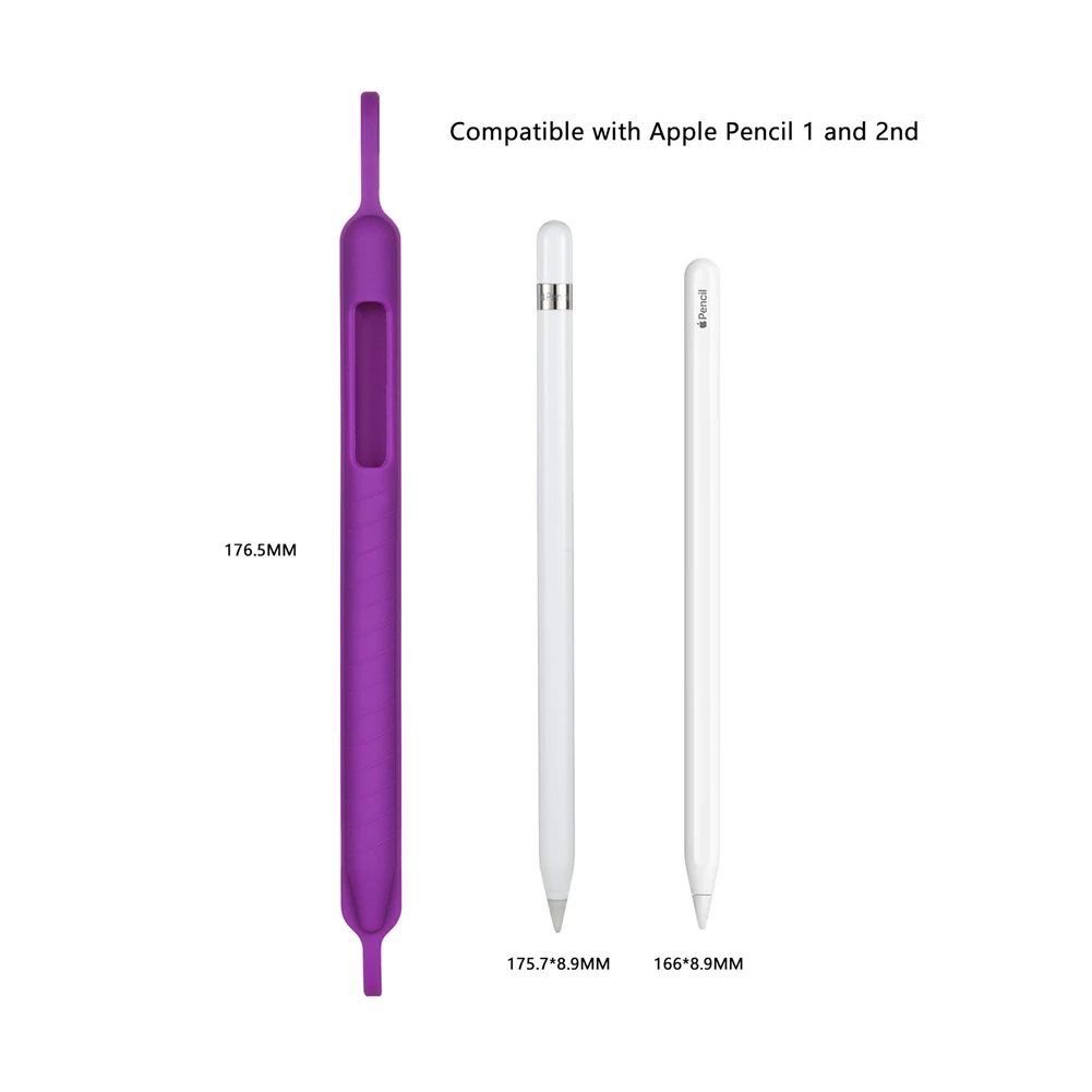 Защитный чехол, портативный мягкий силиконовый держатель, чехол для карандаша, противоударный стилус, аксессуары для планшета, стилус, чехол для Apple Pencil