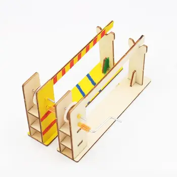 

Building Assembled Material Kits Developing Logical Thinking Reasoning Wooden Gateway Door Kids Science Experiment Toy