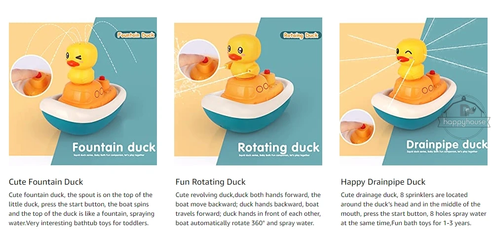 Baby Bath Toys for Kids Spray Water Bath Toys Electric Duck Baby Shower  Water Toys Ball Bathroom Baby Toy Bathtub Toys Water Toy - AliExpress