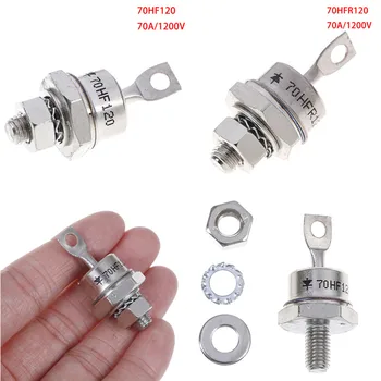 

1PC Hot Sale 70A 1200V 70HF120 70HFR120 High Power Rectifier Metal Stud Type Rectifier Diodes Accessories