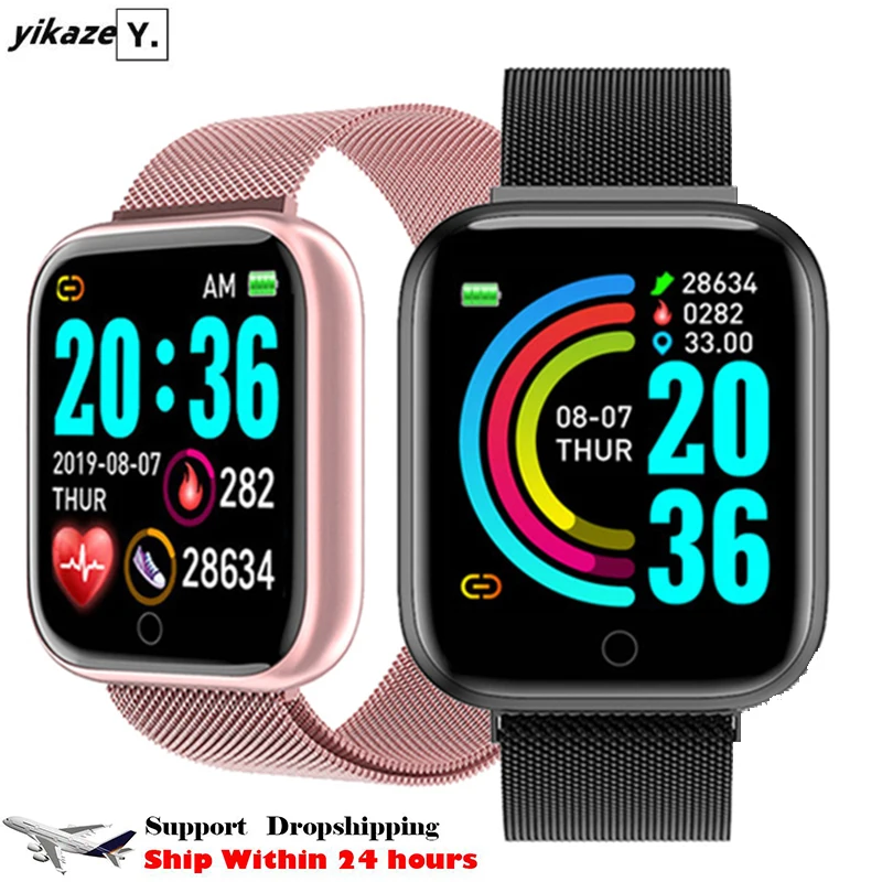 Reloj inteligente D20 Pro para hombre y mujer, pulsera deportiva con Monitor de presión arterial, rastreador de Fitness, para Android e IOS, 2020