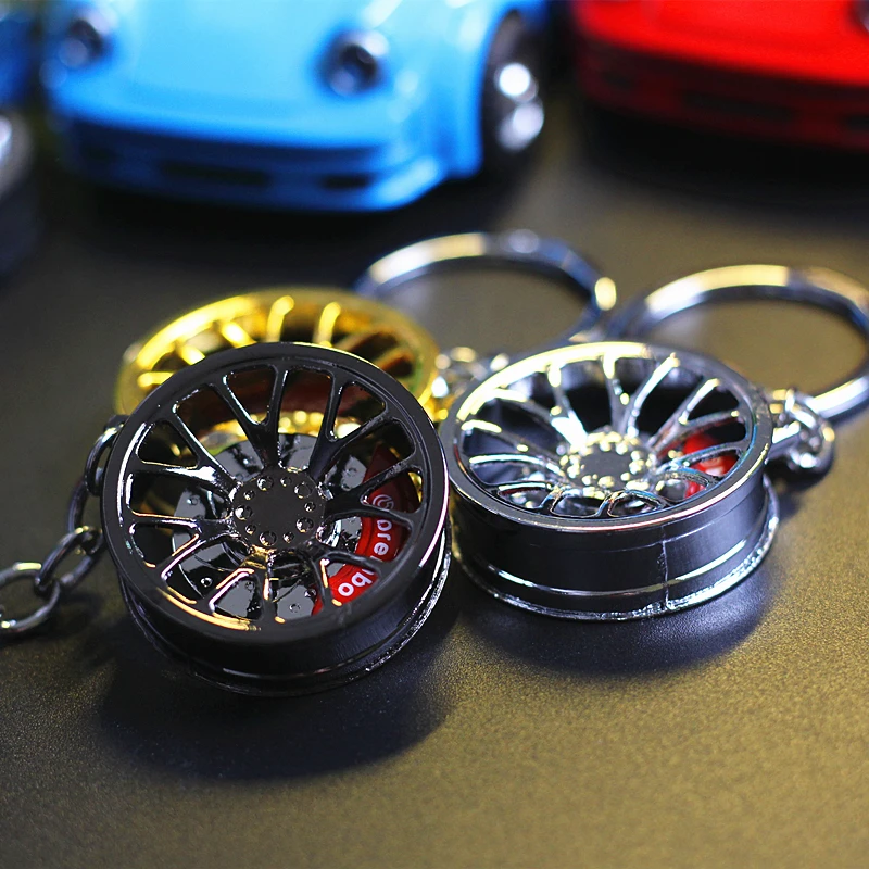 

Hot Keychain Turbo Hub Car Keyring Wheel Rim Model Key Chain Keychain Wheel Tire Styling Auto Car Key Chain Keyring For BMW