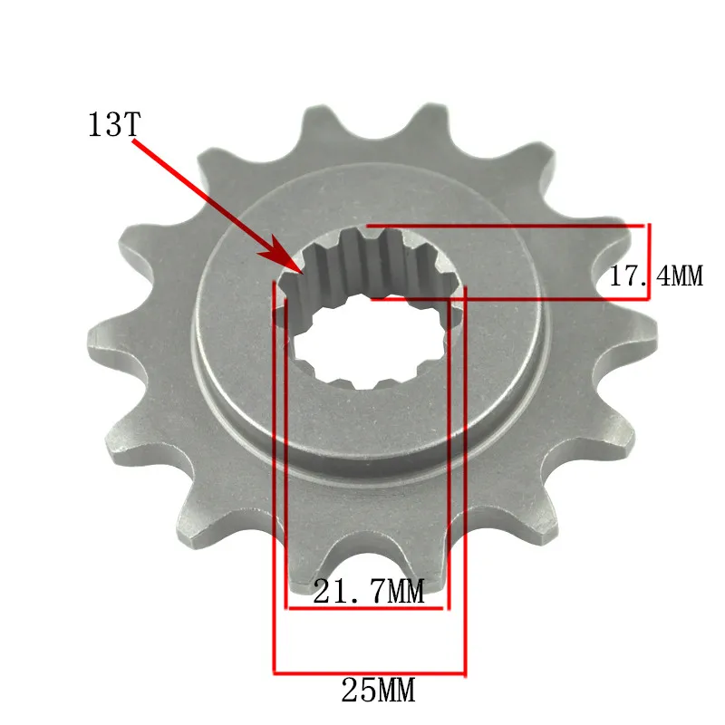 Motorcycle Front Sprocket Pinion 520 14T For Honda VTR250 MC33 CB250 Hornet MC23 MC31 VT250 Xelvis MC25