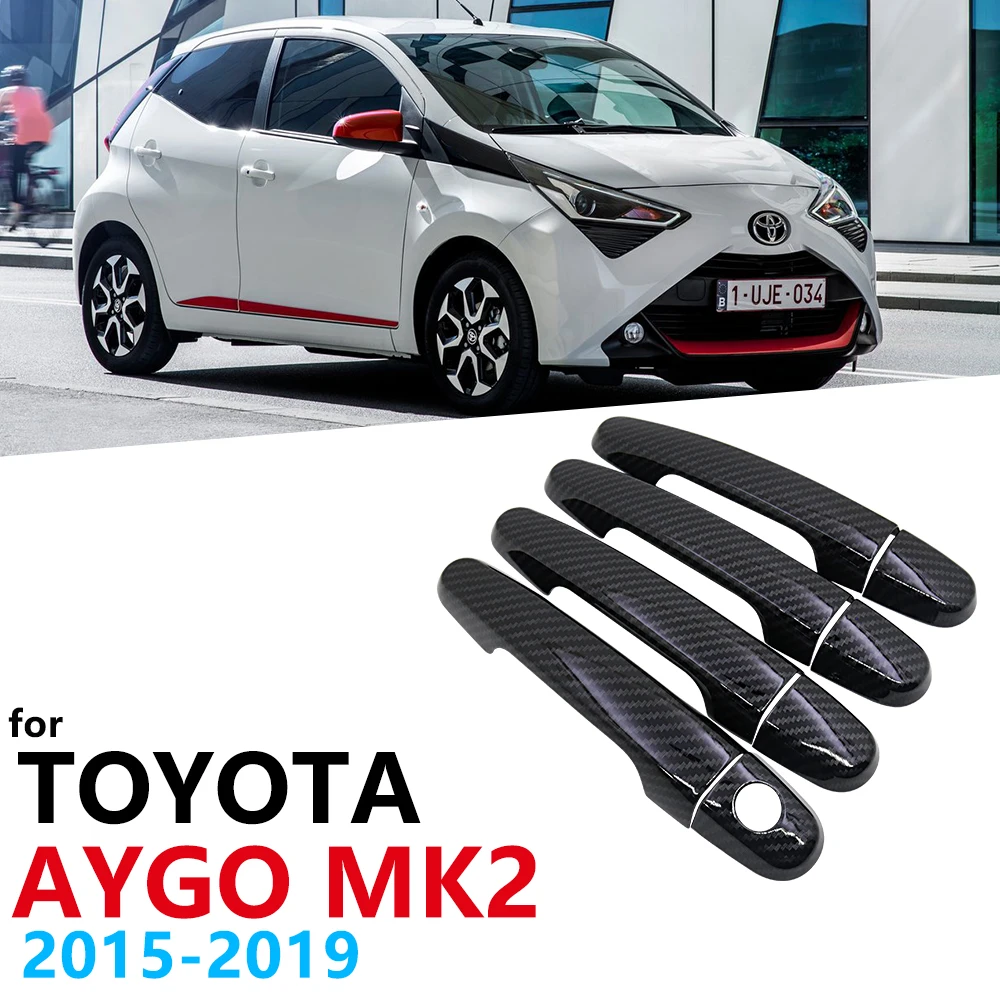 Deurgreep Rechts Achter Buiten Citroen C1 Toyota Aygo Peugeot 107 4 Deurs Kleur Zwart