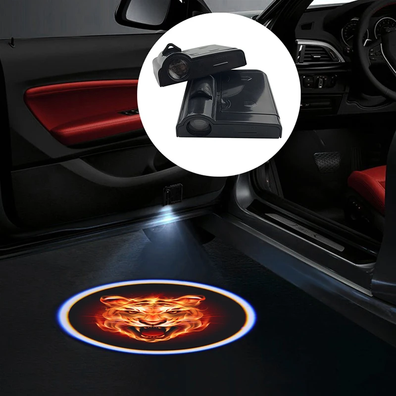 1PC Universal Wireless Car Door Welcome Logo Light Projector LED Laser Lamp For BMW Ford Audi Nissan Chevrolet