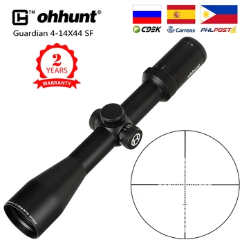 

Red Dot Guardian 4-14X44 SF Hunting Rifle Scope 30mm Tube Side Parallax Tactical Riflescopes With KillFlash Cover And ak 47 rmr