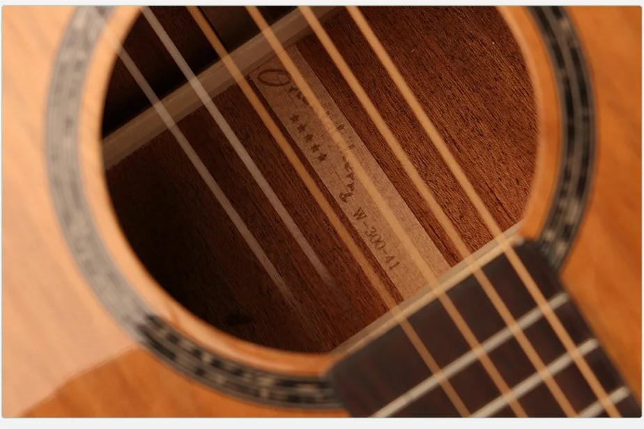 Гитара все Dao электрическая стальная струна 41 дюймов D-Body Guitarra 6 струн поп-фолк Cutaway гитары Установить звукосниматель деревянный цвет