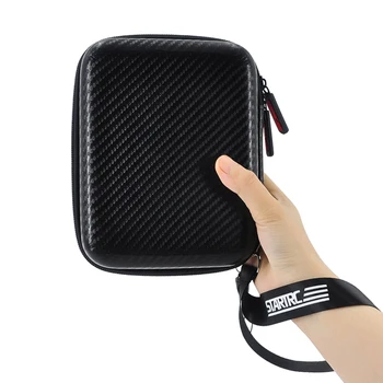 

Storage Bag Full Protection Portable Drone Remote Controller Dustproof Multifunction PU Carbon Texture Carrying Case For DJI