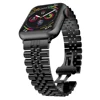 Браслет из нержавеющей стали для apple Watch Band Series 5 6 SE 44 мм 40 мм, мужской звеньевой браслет для iWatch 3 Band 40 мм 38 мм ► Фото 1/6