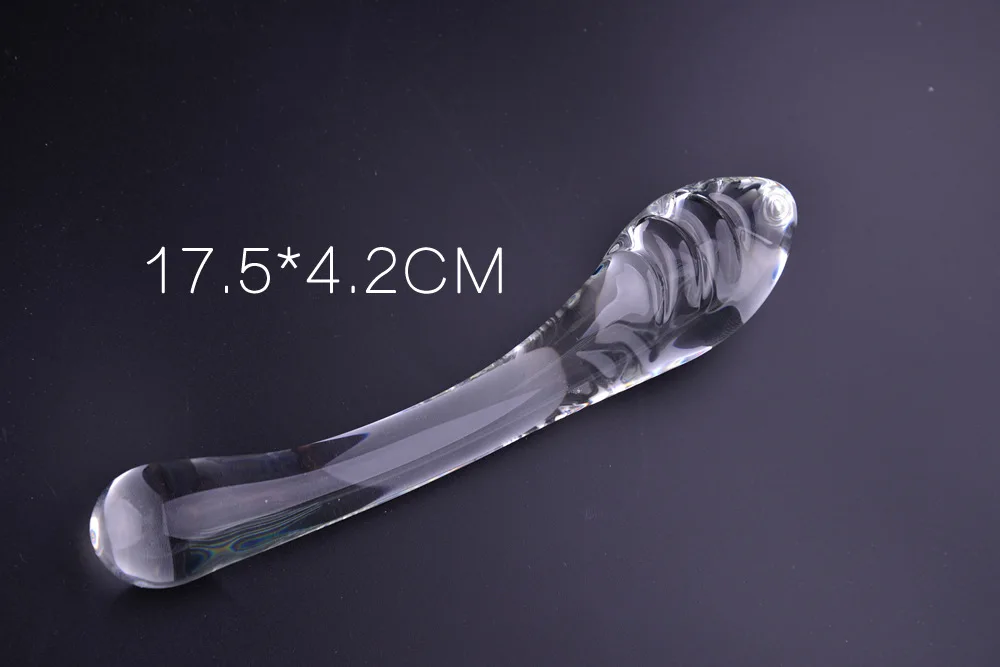 Yue inflooring секс-игрушка стеклянный анус Suppository Butt Plug охлаждающий летний день лед и огонь двойные дни взрослый секс продукт партия