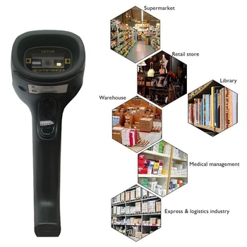 

Barcode Scanner Handheld Scanner Supports 1D Codes and 2D Codes 640X480 COMS USB for Android Ios Window