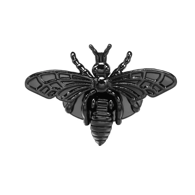 New Fashion Retro Bee Clasp Turn Lock Switch Spring Lock Metal Hardware For Diy Accessories For Handbag Shoulder Bag Purse Black-Bee