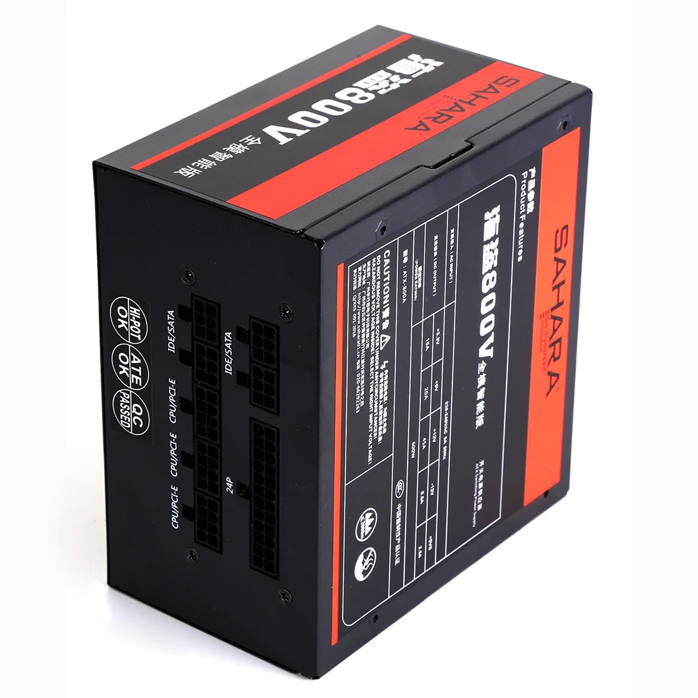 PC 게이밍 전원 공급 장치 풀 모듈 SAHARA PSU 600W 최대 24 핀 12V ATX 컴퓨터 비트코인 채굴 ETH 이더 -  G마켓 모바일