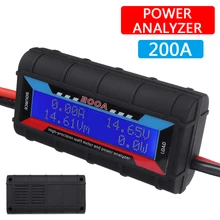 Mayitr 1pc rc 200a alta precisão watt medidor e analisador de energia com luz de fundo lcd para rc drone