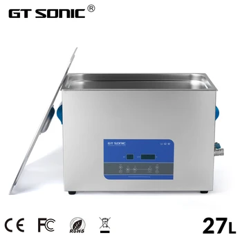 

GTSONIC Digital Ultrasonic Cleaner Bath 27L 500W 99Min Timer Heating Degas Jewelry Glasses PCB Tools Automobile Metal Parts R27