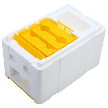 

Honeycomb Beekeeper Box Pollination Box Foam Frame Beekeeping Tool Kit