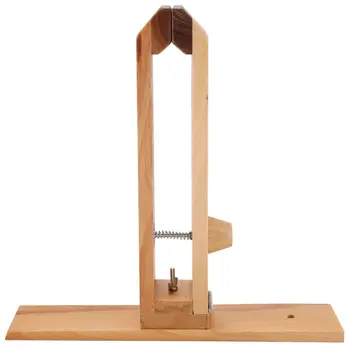 

Leather Beech Wood Retaining Clip Tools Treatments Hand Crafts DIY Table Desk Sewing Adjustable Clamp Sewing Tool(Large)